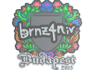 Sticker | brnz4n (Embroidered) | Budapest 2025