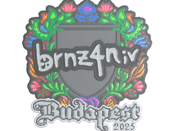 Sticker | brnz4n (Embroidered) | Budapest 2025 image
