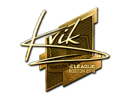 Sticker | Kvik (Gold) | Boston 2018 image