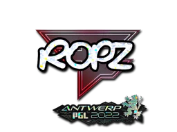Sticker | ropz (Glitter) | Antwerp 2022 image