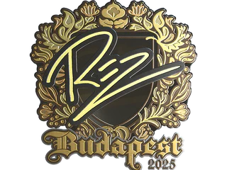 Sticker | REZ (Gold) | Budapest 2025