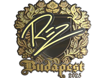 Sticker | REZ (Gold) | Budapest 2025 image