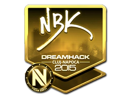 Sticker | NBK- (Gold) | Cluj-Napoca 2015 image
