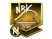 Sticker | NBK- (Gold) | Cluj-Napoca 2015 image