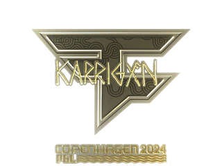 Sticker | karrigan (Gold) | Copenhagen 2024