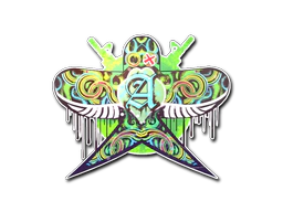 Sticker | Green Swallow image