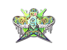 Sticker | Green Swallow image