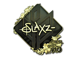 Sticker | slaxz- (Gold) | Rio 2022 image