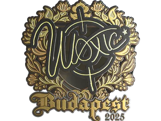 Sticker | woxic (Gold) | Budapest 2025
