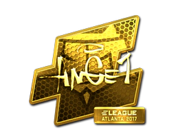 Sticker | ANGE1 (Gold) | Atlanta 2017 image