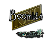 Sticker | Boombl4 (Glitter) | Antwerp 2022 image
