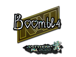 Sticker | Boombl4 (Glitter) | Antwerp 2022 image