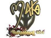 Sticker | Maka (Gold) | Shanghai 2024 image