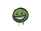 Sealed Graffiti | Mr. Teeth (Battle Green) image