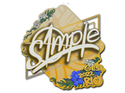Sticker | s1mple | Rio 2022 image