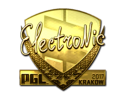 Sticker | electronic (Gold) | Krakow 2017 image
