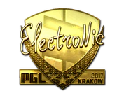 Sticker | electronic (Gold) | Krakow 2017 image