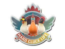 Sticker | Hard Cluck Life (Holo)