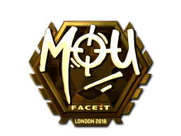 Sticker | mou (Gold) | London 2018 image