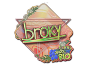 Sticker | broky (Holo) | Rio 2022 image