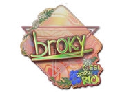 Sticker | broky (Holo) | Rio 2022 image