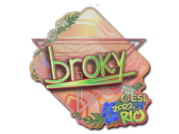 Sticker | broky (Holo) | Rio 2022 image