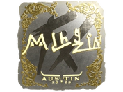 Sticker | mlhzin (Gold) | Austin 2025 image