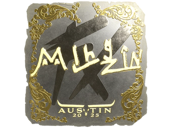 Sticker | mlhzin (Gold) | Austin 2025 image