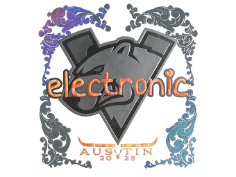 Sticker | electronic (Holo) | Austin 2025 image