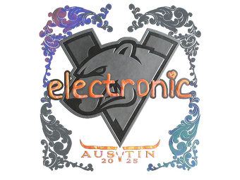 Sticker | electronic (Holo) | Austin 2025 image