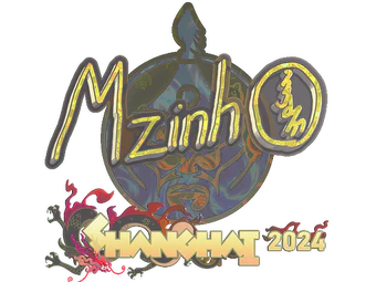 Sticker | mzinho (Holo) | Shanghai 2024 image