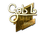 Sticker | gob b (Gold) | Boston 2018 image