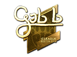 Sticker | gob b (Gold) | Boston 2018 image