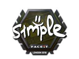 Sticker | s1mple | London 2018 image