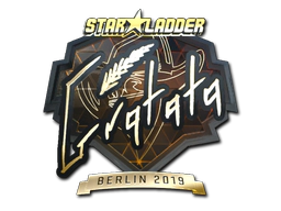 Sticker | Gratisfaction (Gold) | Berlin 2019 image