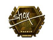 Sticker | shox (Gold) | London 2018 image