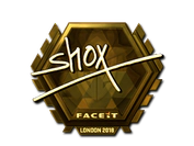 Sticker | shox (Gold) | London 2018 image