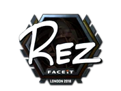 Sticker | REZ (Foil) | London 2018 image