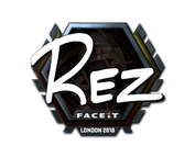 Sticker | REZ (Foil) | London 2018 image