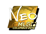 Sticker | NEO (Gold) | MLG Columbus 2016 image
