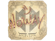Sticker | noway | Austin 2025 image