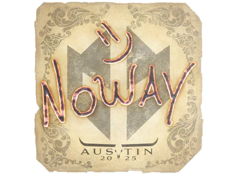 Sticker | noway | Austin 2025 image