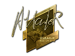 Sticker | Attacker (Gold) | Boston 2018 image