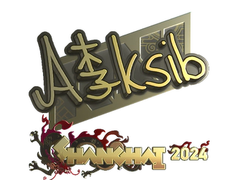 Sticker | Aleksib (Gold) | Shanghai 2024 image