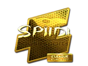 Sticker | Spiidi (Gold) | Atlanta 2017 image