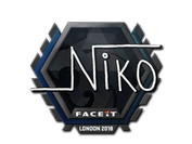 Sticker | niko  | London 2018 image
