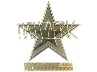 Sticker | hallzerk (Gold) | Copenhagen 2024 image