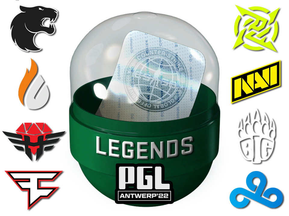 Antwerp 2022 Legends Sticker Capsule
