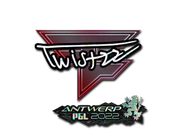 Sticker | Twistzz (Glitter) | Antwerp 2022 image