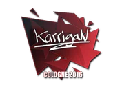 Sticker | karrigan | Cologne 2016 image